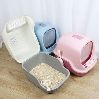 Cat Litter Pan Waterproof Hooded completamente fechado Cat Litter Box With Shovel