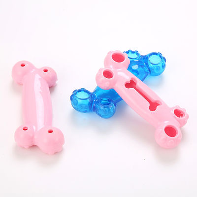 Mastigação resistente Toy For Dog Playing do osso dos cães TPR da mordida