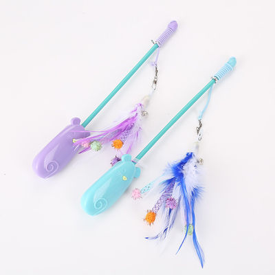 Pena Cat Toy Plastic telescópica engraçada 42g Cat Laser Teaser
