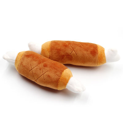 A mastigação sibilante dirigida dois do cão do luxuoso da forma do osso brinca o cachorrinho que sai os dentes os brinquedos 27g