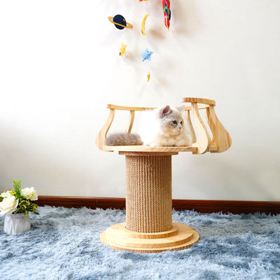 Tabela de risco de madeira amigável L tamanho 72cm M 62cm da foto de Eco Cat Climbing Tree Tower Cat