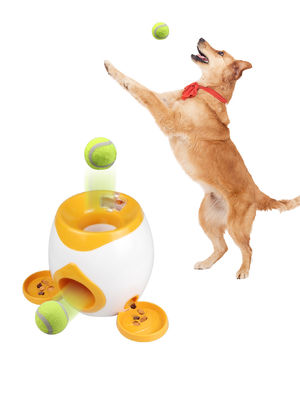 Do tênis dobro do furo do distribuidor do deleite do animal de estimação máquina de jogo 900g da recompensa do alimento