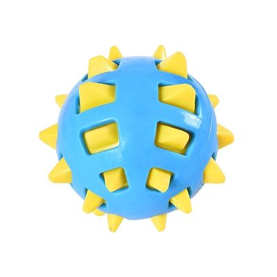 O animal de estimação sibilante do cão brinca a bola durável 40g da mastigação do cão interativa para a raça pequena e média
