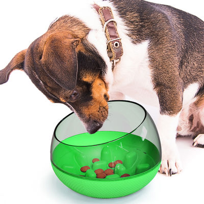 O derramamento lento da bacia do treinamento do alimento para cães do animal de estimação impermeabiliza a bacia lenta 19*19*13.5cm do cão comer