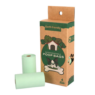 Sacos biodegradáveis do tombadilho do cão da prova do escape do PLA PBAT do amido de milho para animais de estimação