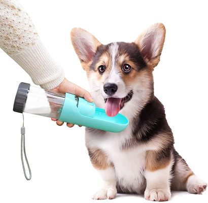 Garrafa de água portátil dobrável do cão de estimação para o passeio exterior