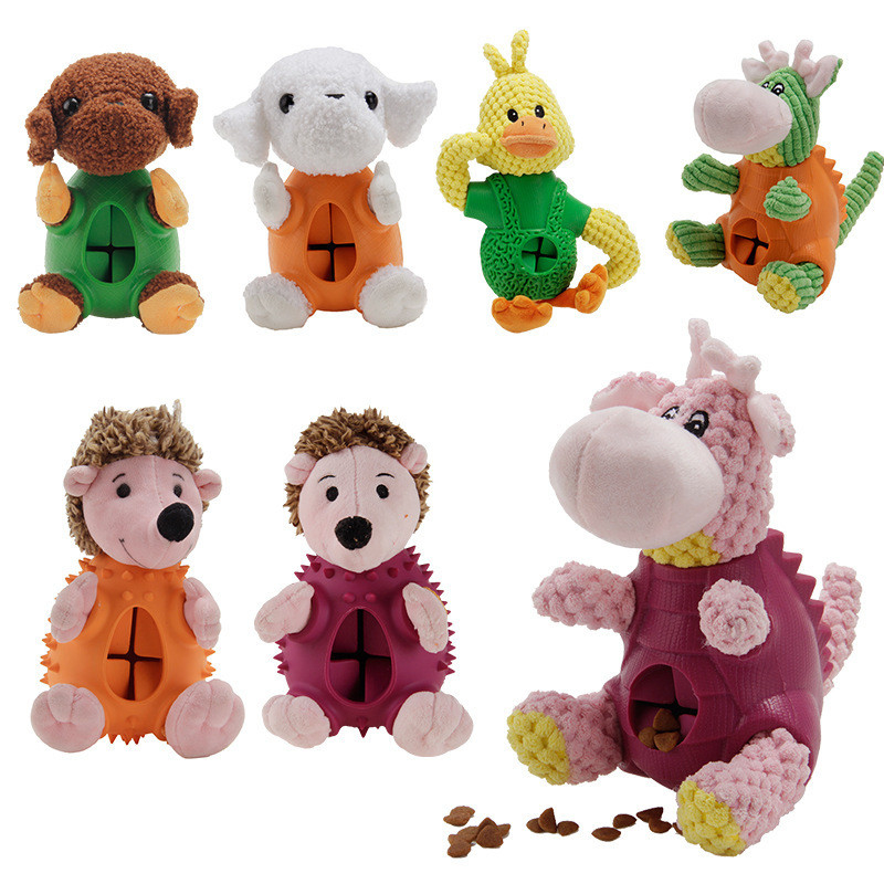 Do distribuidor macio sibilante amigável do deleite do cão da mastigação de Eco brinquedos feitos sob encomenda do luxuoso do animal de estimação