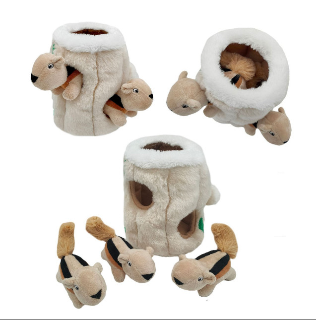 O animal de estimação novo do projeto confunde o cão macio sibilante Toy Set do esconde-esconde da mastigação do luxuoso