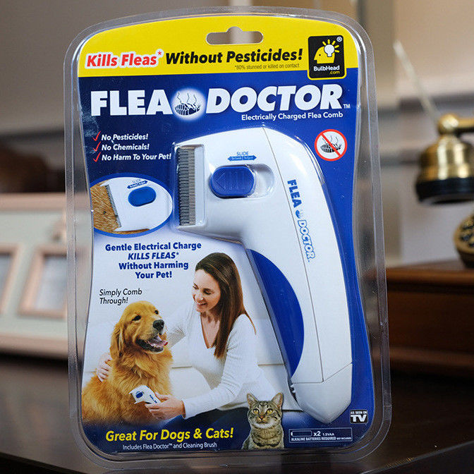 Do removedor elétrico do pente da pulga do animal de estimação do cão de Hallupets pulga elétrica e Tick Comb