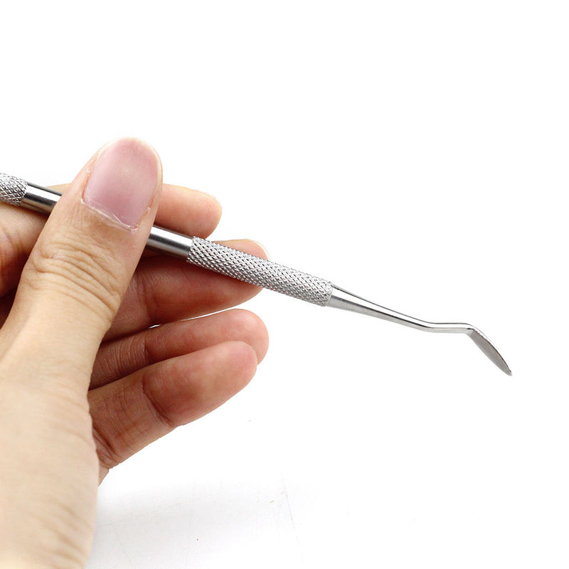 Dentes de cão de estimação portáteis dos gatos das ferramentas da preparação do animal de estimação que limpam o cálculo dental do tártaro da pena 17cm