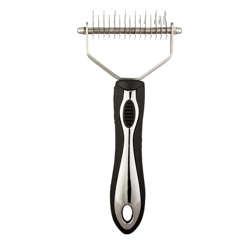 As ferramentas de aço inoxidável da preparação de Cat Massage Comb Brushes Pet dos cães esticam o pente do cabelo