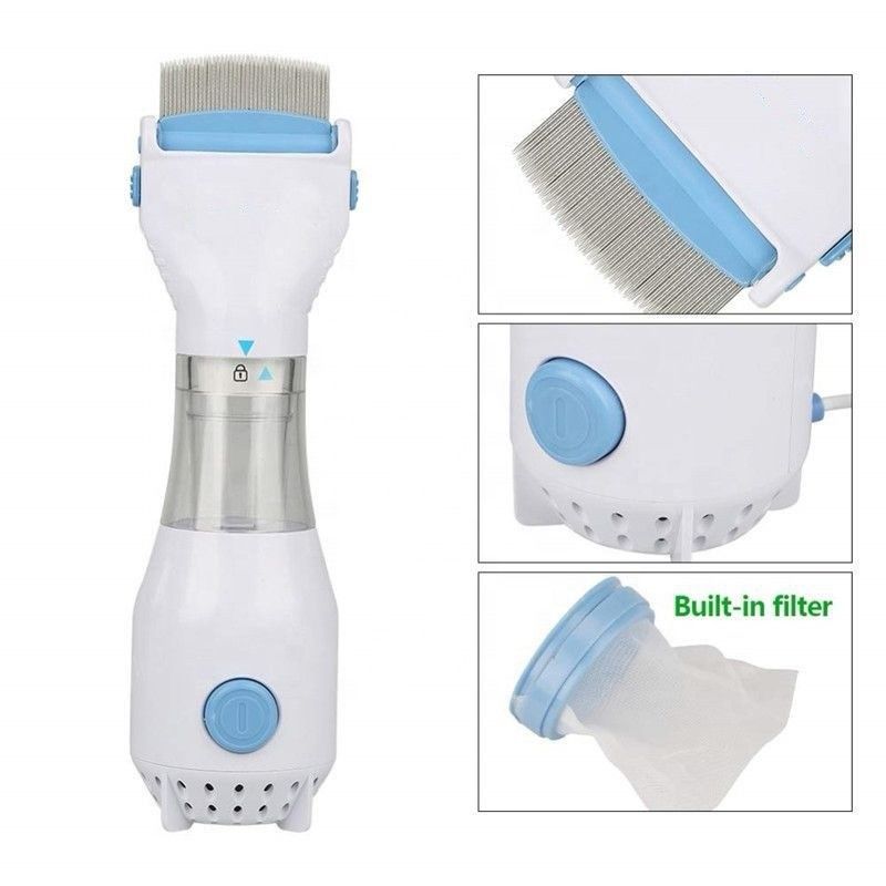 Líquido de limpeza dos piolhos da pulga do animal de estimação do pente de Cat Dog Electric Flea Remover e pente da preparação
