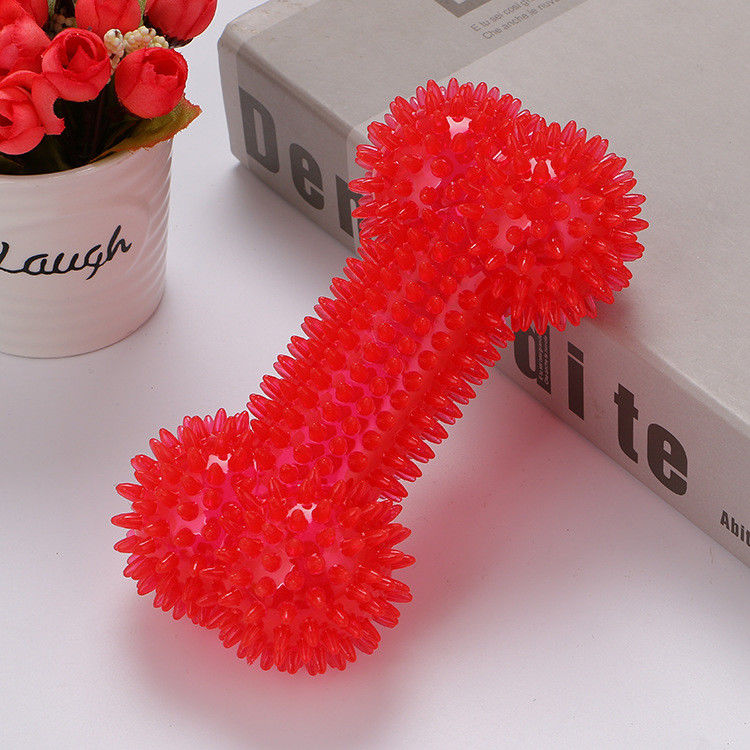 Dos brinquedos bonitos da mastigação do cão de brinquedos da mordida de cão do molar de BSCI osso sibilante com partícula da massagem