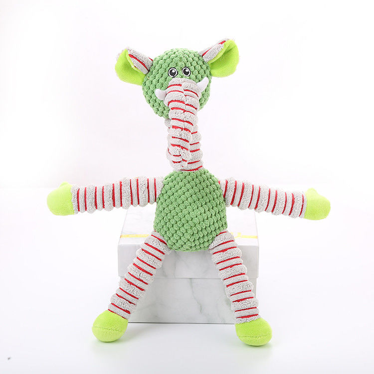 O cão sibilante do luxuoso de algodão brinca os brinquedos interativos da mastigação do cão, brinquedos enchidos da mastigação do cachorrinho para a limpeza dos dentes, pequeno, médio, grande