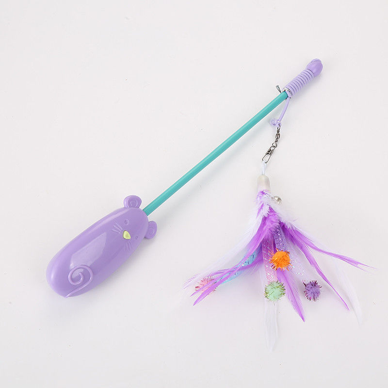 Pena Cat Toy Plastic telescópica engraçada 42g Cat Laser Teaser