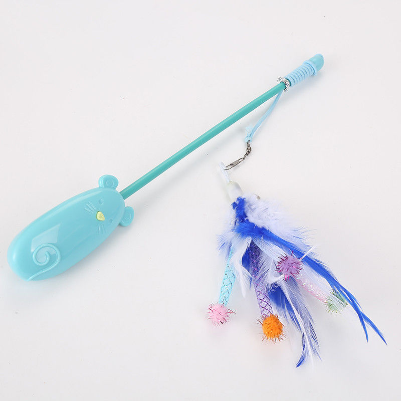 Pena Cat Toy Plastic telescópica engraçada 42g Cat Laser Teaser