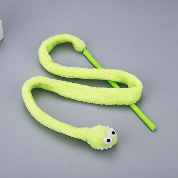 Varinha durável bonito 31g do luxuoso de Cat Toy Teaser Snake Shape Kitten
