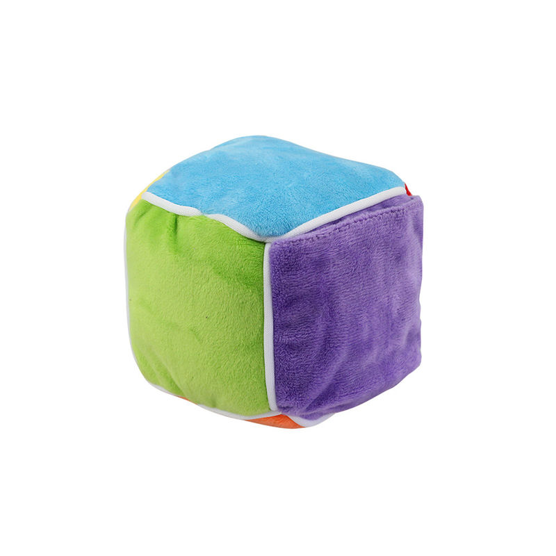 O animal de estimação inteligente colorido Eco-amigável brinca brinquedos da mastigação do cão do cubo do alimento do escapamento do luxuoso de algodão