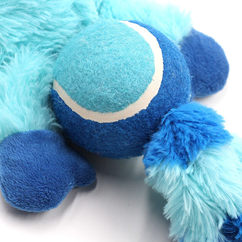 Brinquedos interativos do molar do cão durável resistente sibilante de Toy Fox Raccoon Bite do cão do luxuoso