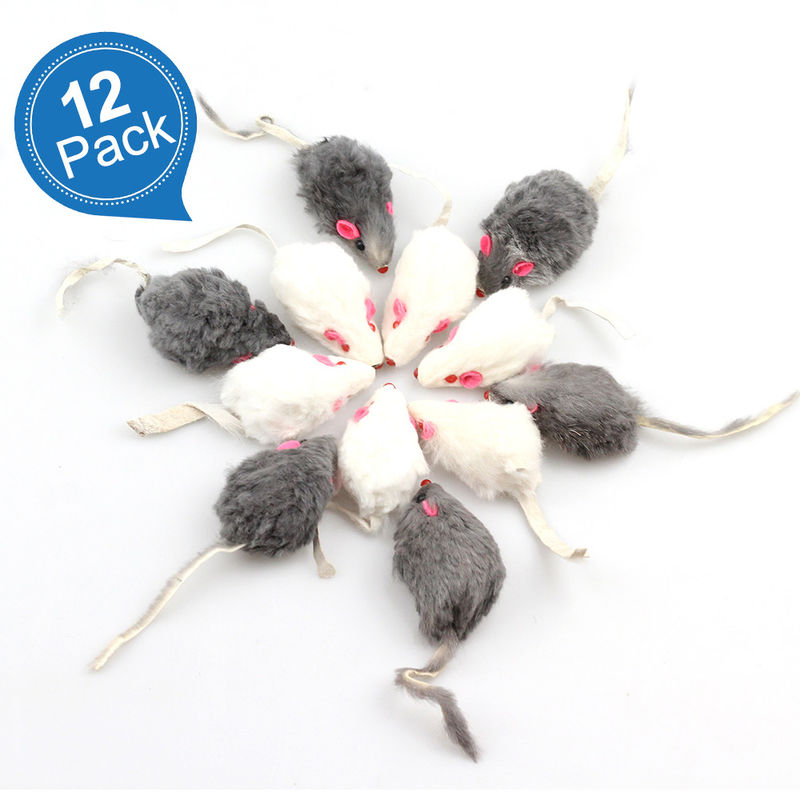 Presente original Bicolourable Mini Mouse Cat Toy Set de Dia das Bruxas com som