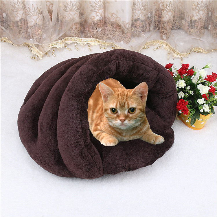 Túnel de Cat Nest Comfortable Pet Bed da forma para a cama morna de Cat House Soft Cat Cave