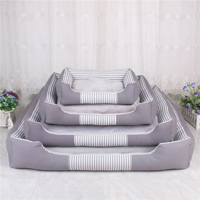 algodão de 1800g PP que enche a cama inferior impermeável do animal de estimação da lona da cama confortável do animal de estimação