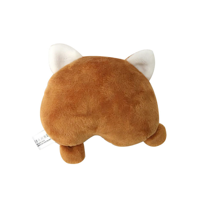 O animal de estimação do cão da forma da extremidade do Corgi brinca o brinquedo sibilante 37g do cão macio do luxuoso