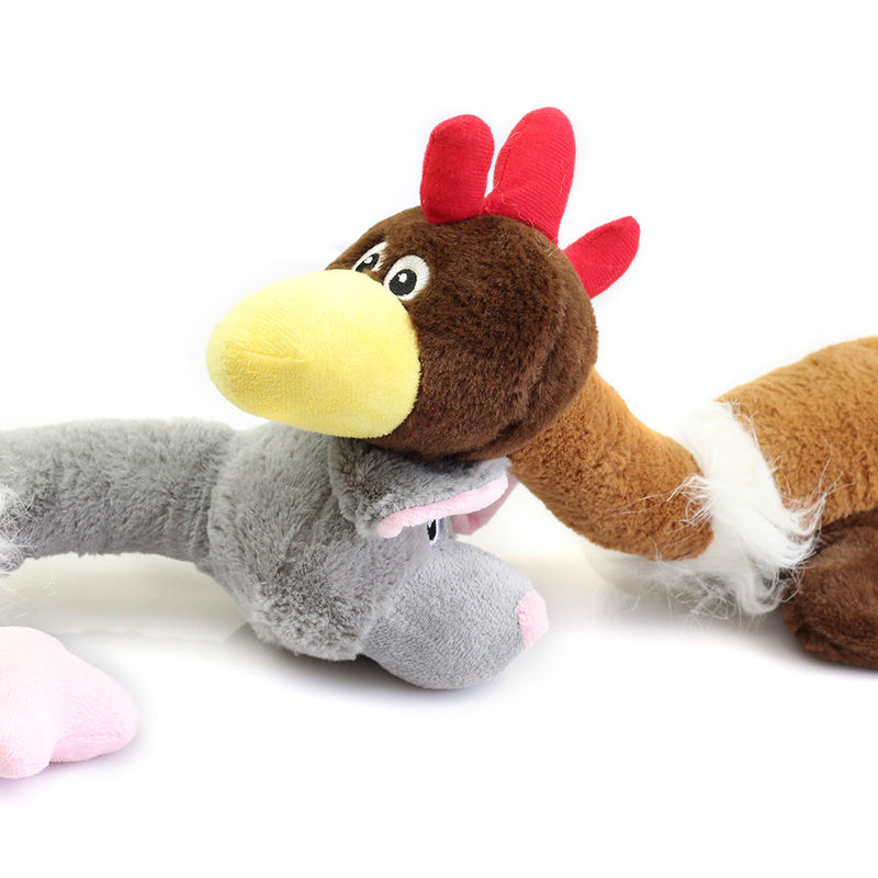 Do luxuoso animal resistente da forma da mordida cães engraçados Toy Squeaky Durable Chew Toys dos gatos