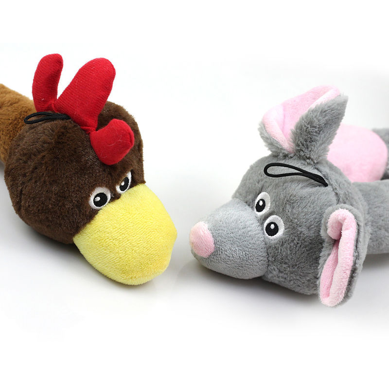 Do luxuoso animal resistente da forma da mordida cães engraçados Toy Squeaky Durable Chew Toys dos gatos