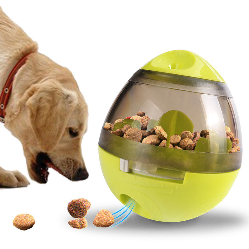 O animal de estimação interativo do cão brinca a bola automática de Leakage Food Dispensing da secadora de roupa