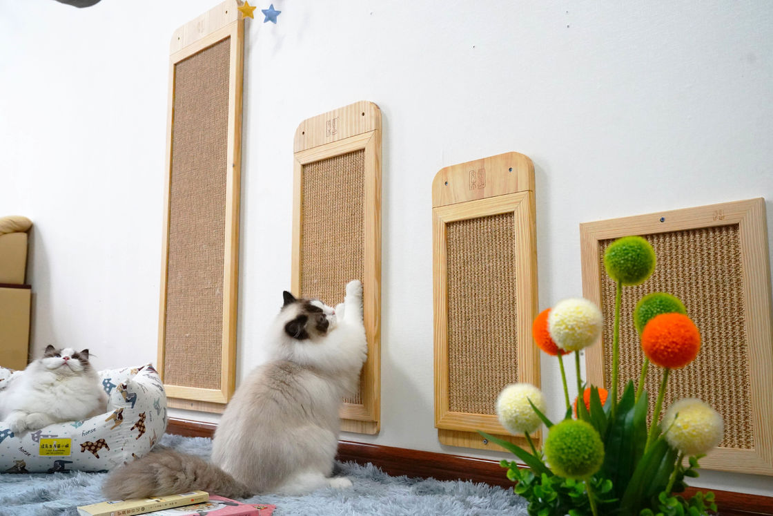Sisal durável Cat Scratcher Post Place Floor fixada na parede 40*30cm 30*76cm 40*120cm