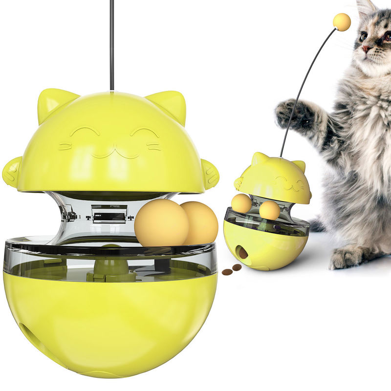 varinha Kitten Roly Poly Toys da importunação de Cat Pet Toys Interactive Cat do Leaker do alimento 420g