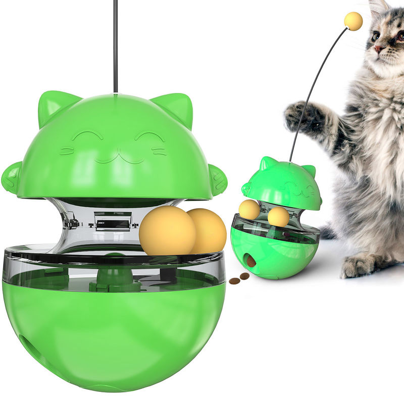 varinha Kitten Roly Poly Toys da importunação de Cat Pet Toys Interactive Cat do Leaker do alimento 420g