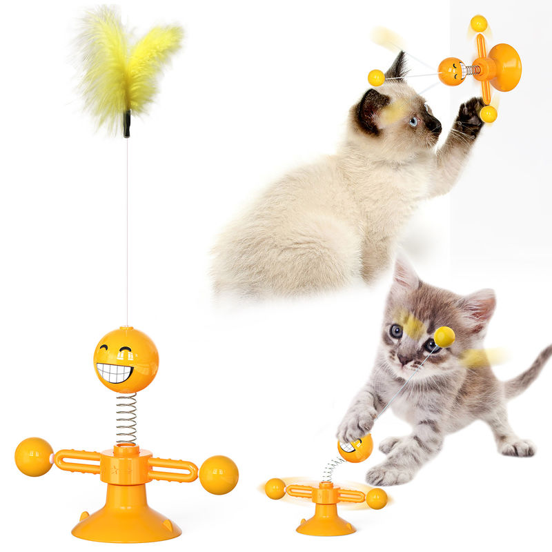 Bola de Cat Pet Toys TPR Cat Spring Toys Kitty Interactive do produto comestível