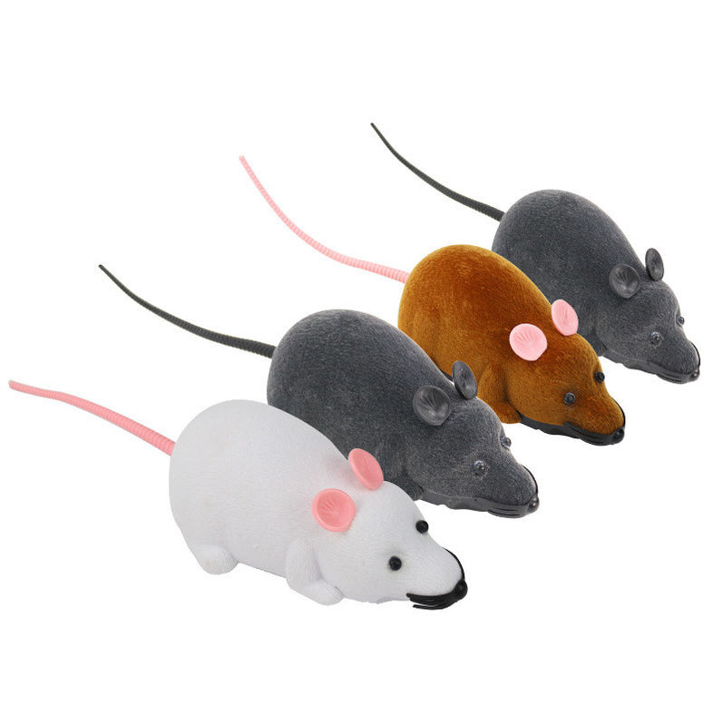 O truque do presente da novidade que joga Cat Pet Toys Wireless Remote controlou o brinquedo do rato