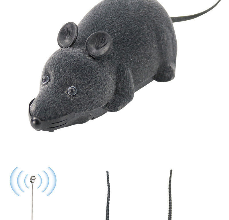 O truque do presente da novidade que joga Cat Pet Toys Wireless Remote controlou o brinquedo do rato