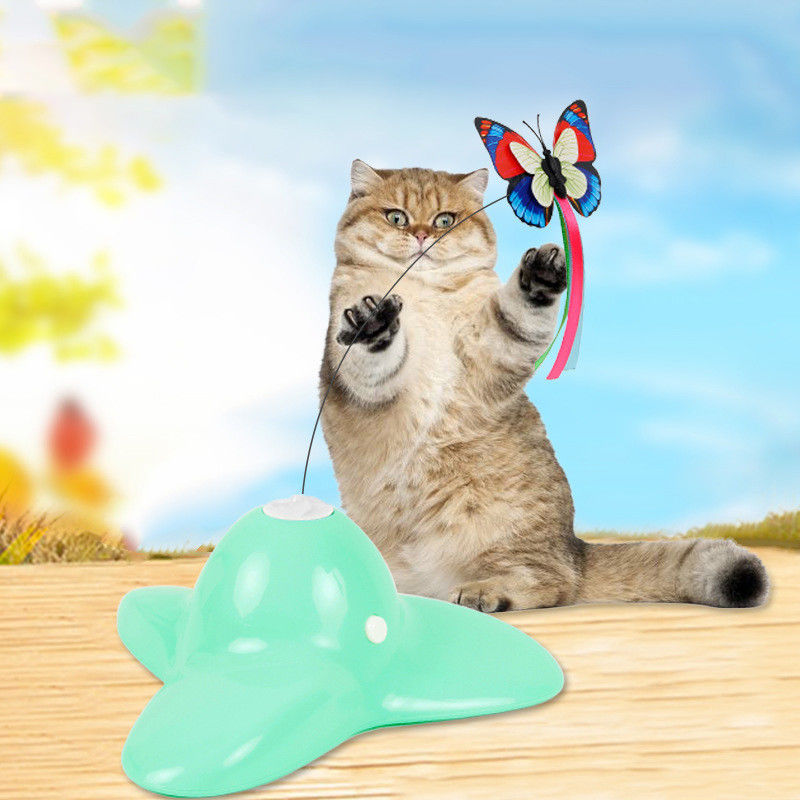 borboleta de gerencio elétrica Cat Toy de 285g Cat Pet Toys Flutter Bug
