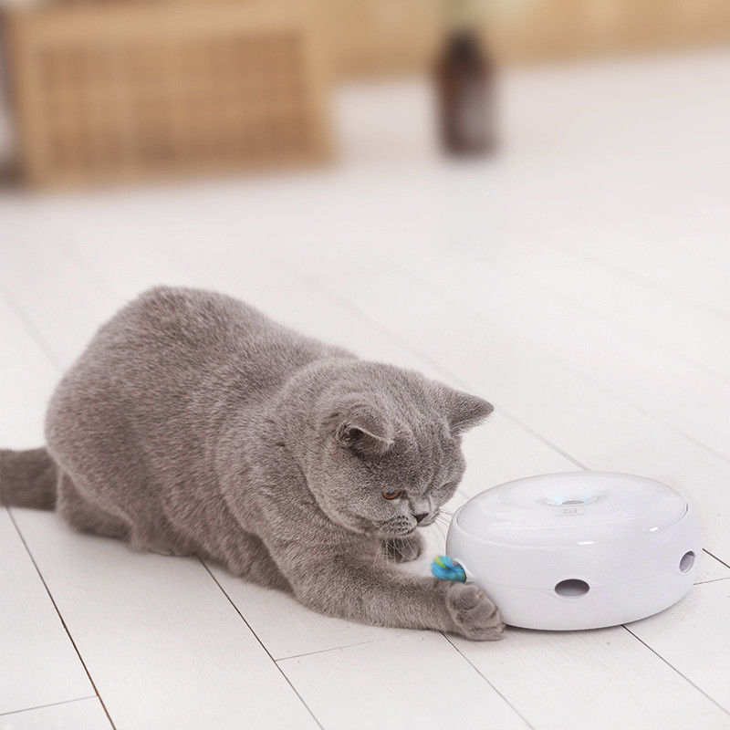 Rotação inteligente elétrica Cat Toy Feather Cat Toy automática
