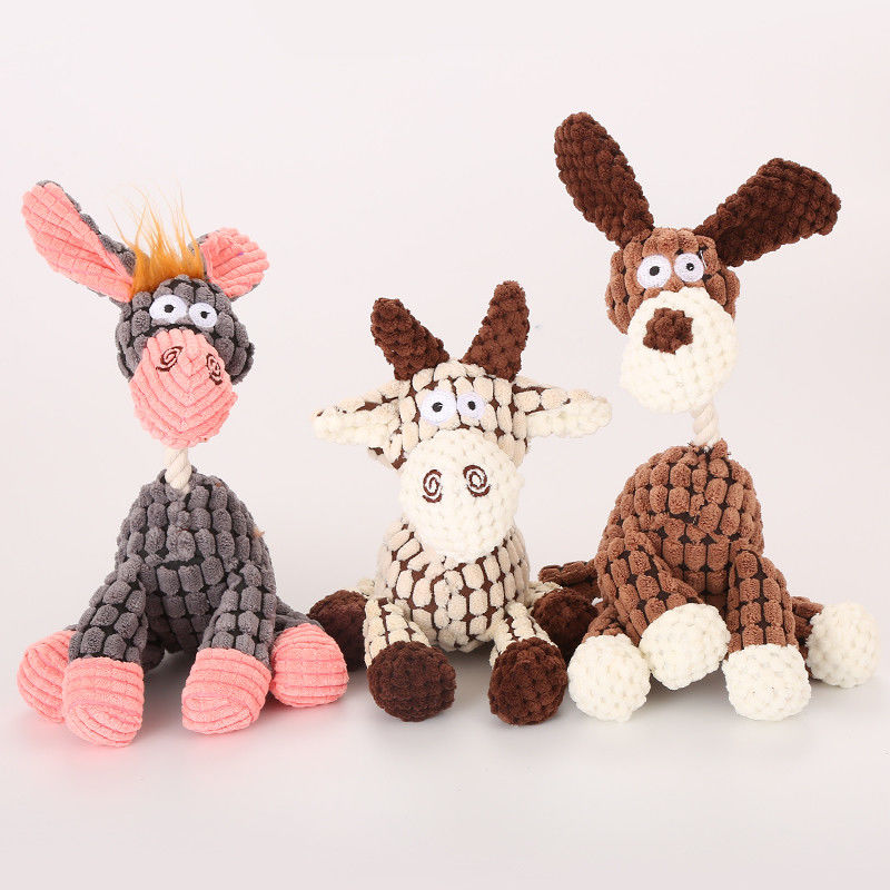 Brinquedos do animal de estimação do cão da mastigação para os grandes cães médios pequenos que reduzem brinquedos resistentes do cão do luxuoso do enfado