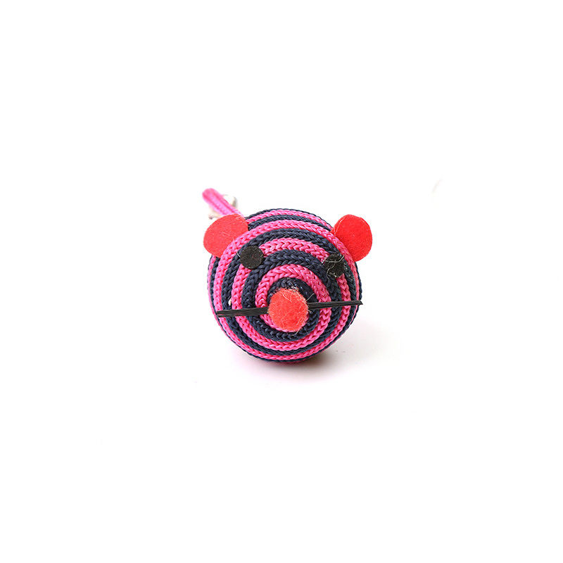 Os ratos de nylon de Bell Cat Pet Toys With A da corda da corda travam Cat Mouse Toy