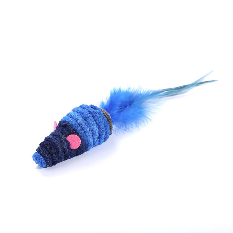 Rato excitado auto Cat Toy Anti Depression da pena de Cat Pet Toys Dark Blue