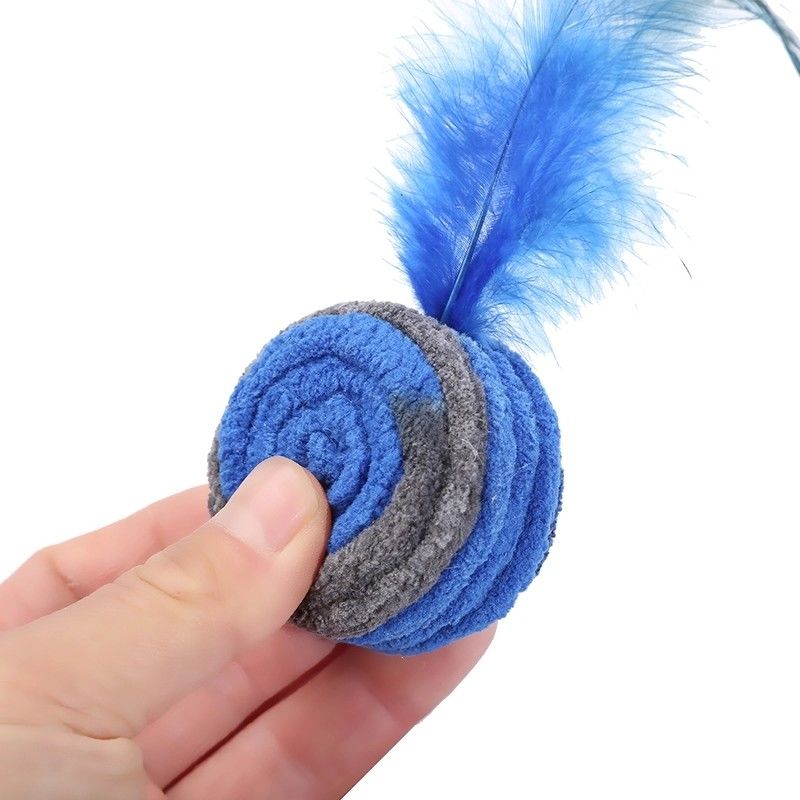 Rato excitado auto Cat Toy Anti Depression da pena de Cat Pet Toys Dark Blue