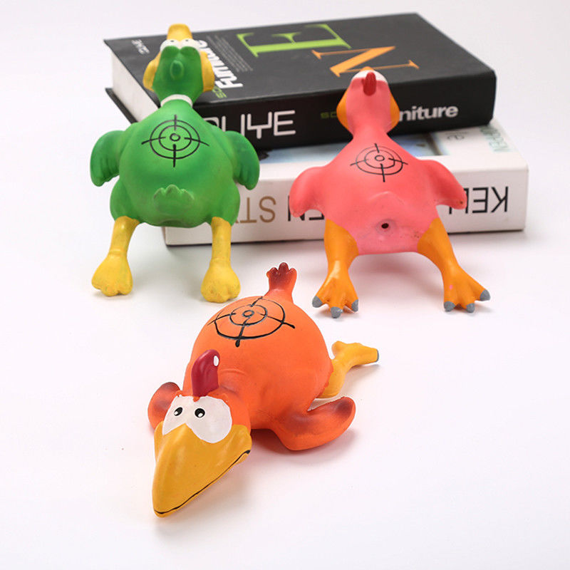 Cão sibilante do animal de estimação que mastiga Toy Molar Latex Screaming Turkey 23cm
