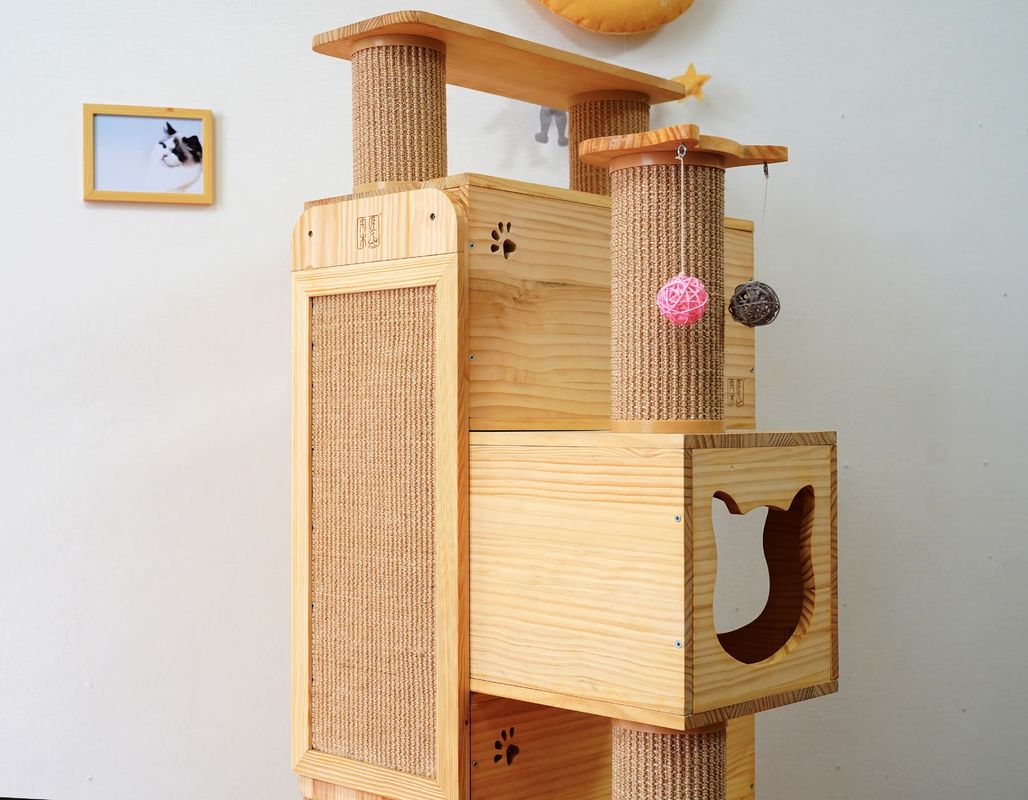 Segurança Cat Climbing Tree Tower de luxe