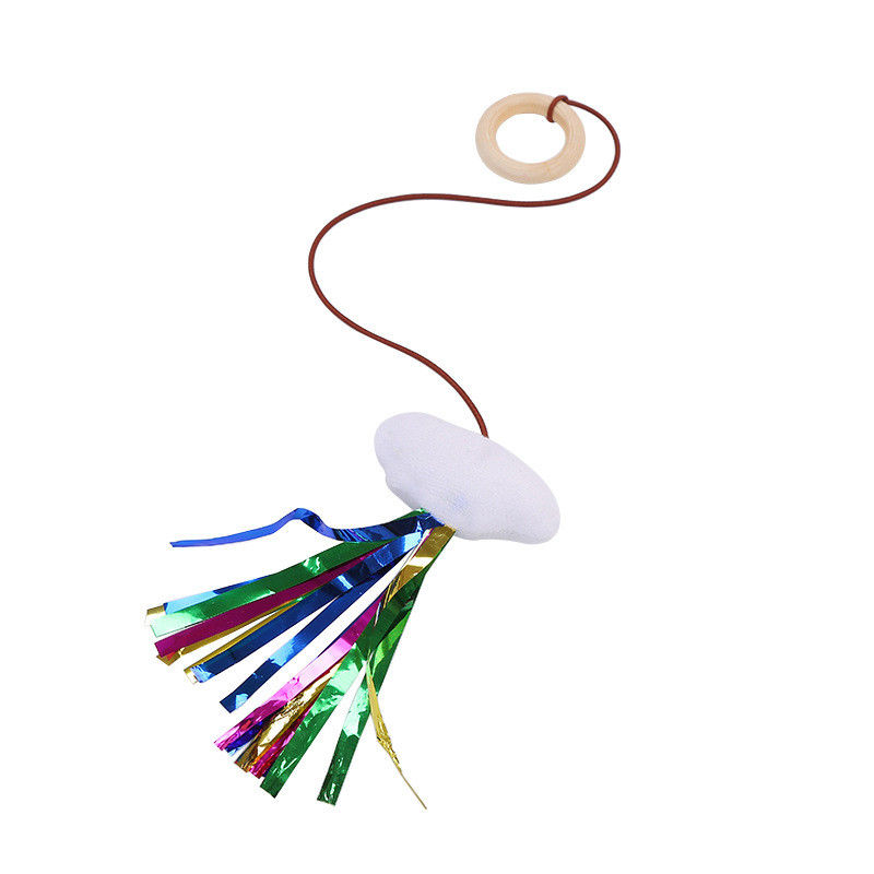 O laser interativo Cat Teaser Toy Feathers Wand classificou sapatas que vocais do luxuoso os pássaros dão forma a Cat Toy Set
