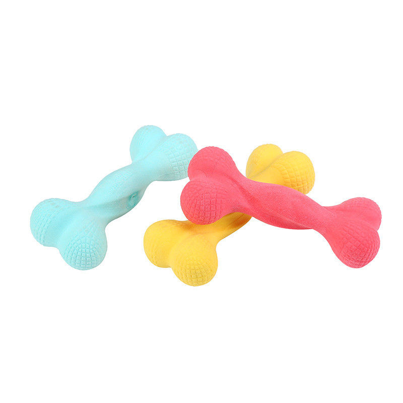 Brinquedo interativo de formação de espuma 73g da mastigação do osso de cão de TPR