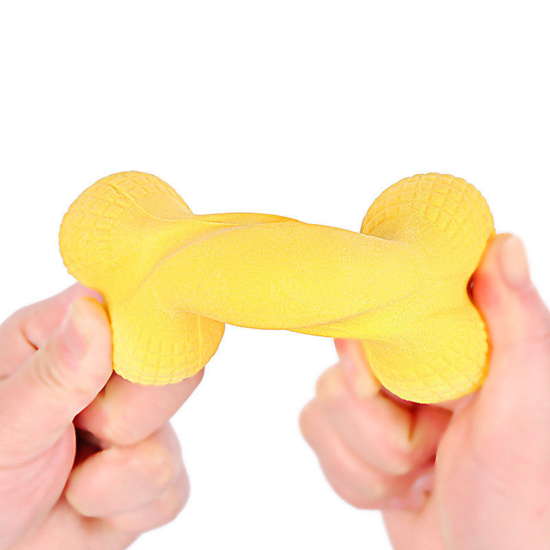Brinquedo interativo de formação de espuma 73g da mastigação do osso de cão de TPR