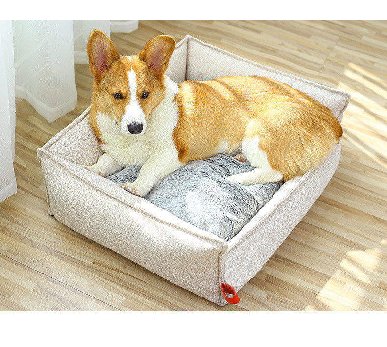 Cama confortável do animal de estimação do sono respirável durável do retângulo para grandes cães pequenos médios