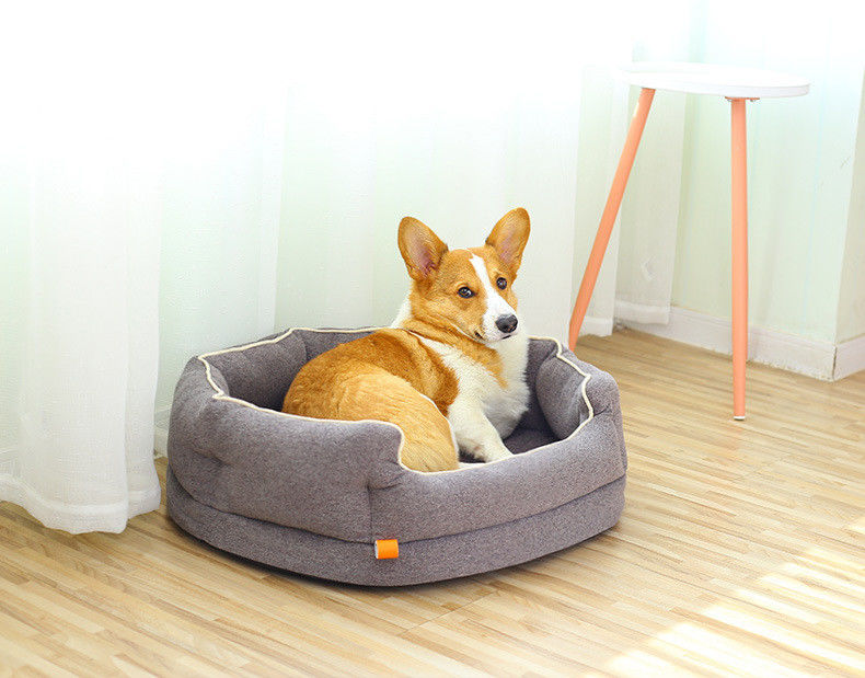 Cama confortável destacável do animal de estimação em volta do cão ortopédico Sofa Sponge Massage Deep Sleep