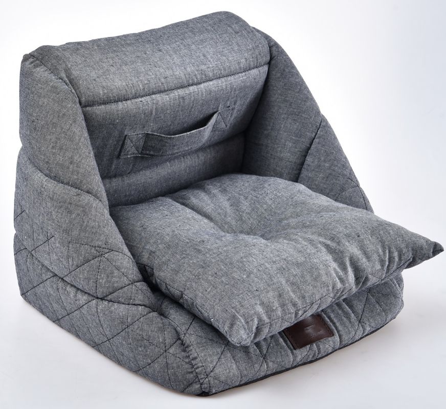 3 em 1 cama de dobramento Grey Cat Bed House do animal de estimação de Cat Cave Dir Resistant Comfortable